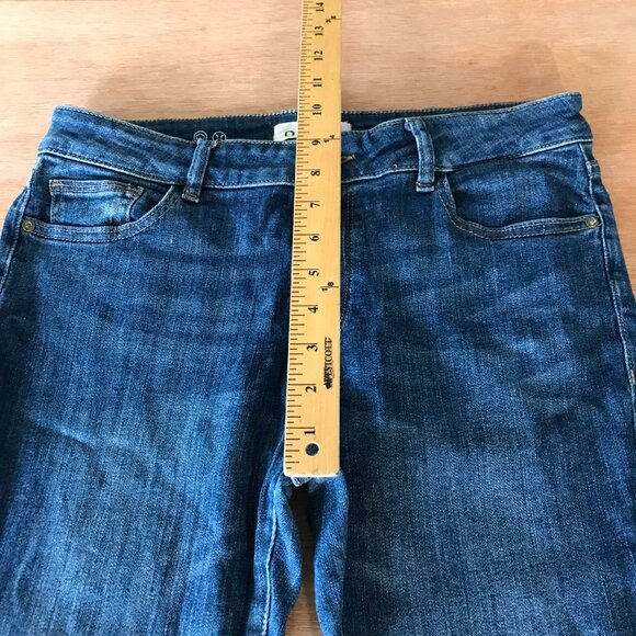 DL1961 Abbey Bootcut Flare Jeans Women 30 Blue Mid Rise Medium Wash Stretch - Picture 8 of 12